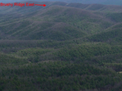 Brushy Ridge, East