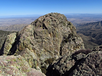 Dos Cabezas Peaks, North