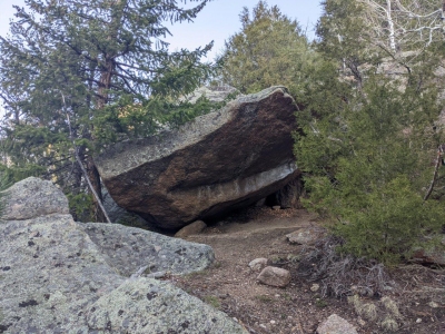 "Angry Man Boulder"