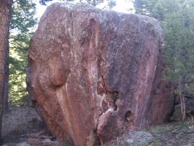 "Butter Maroon Boulder"